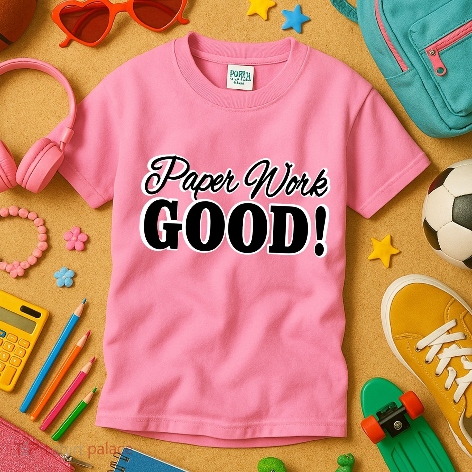 Charleston White Paper Work Good Kids T-Shirt