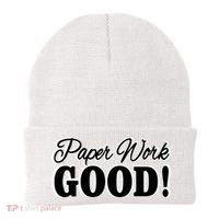 Charleston White Paper Work Good Beanie thumb 0