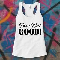 Charleston White Paper Work Good Women's Tank Top thumb 3