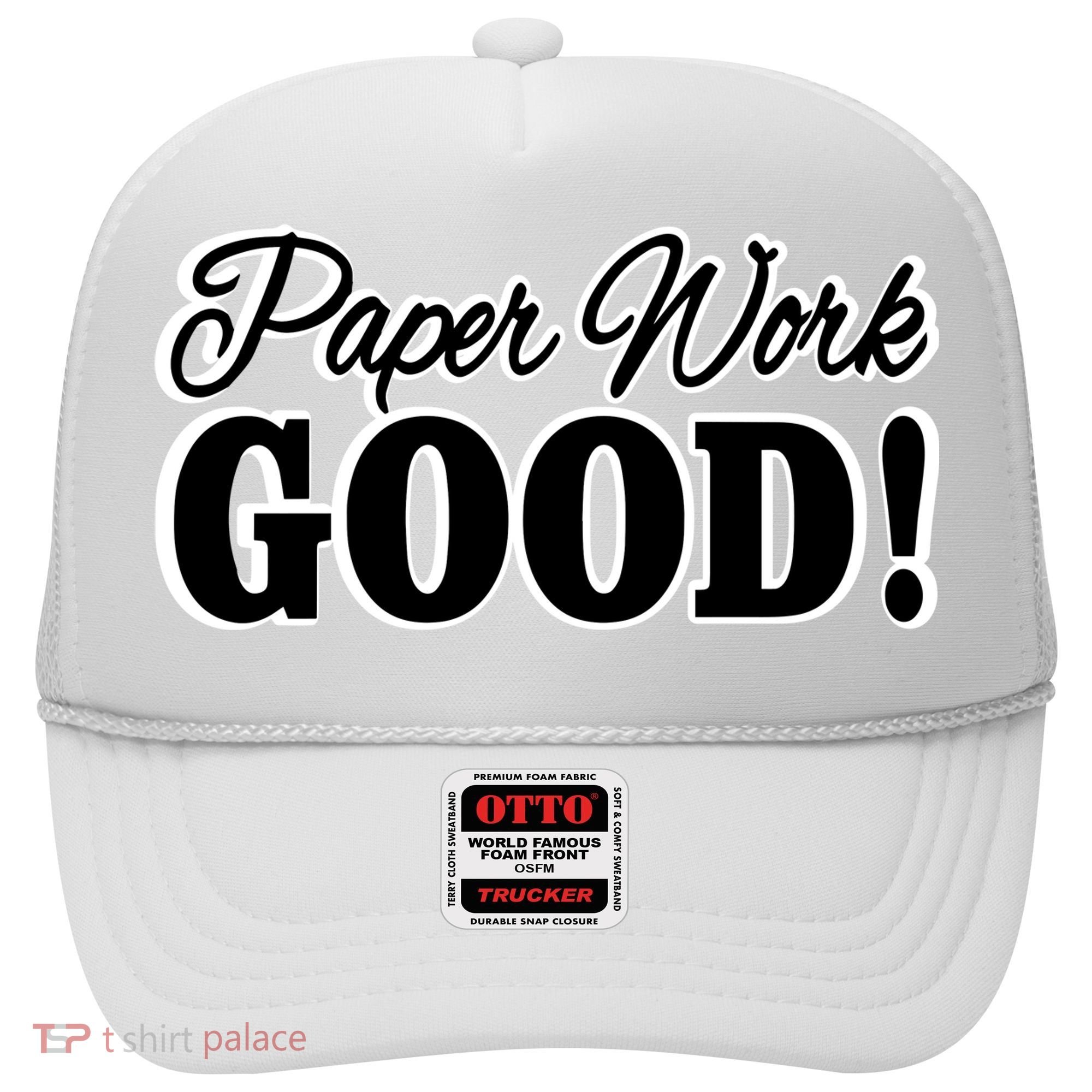 Charleston White Paper Work Good Hat