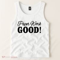 Charleston White Paper Work Good Tank Top thumb 2