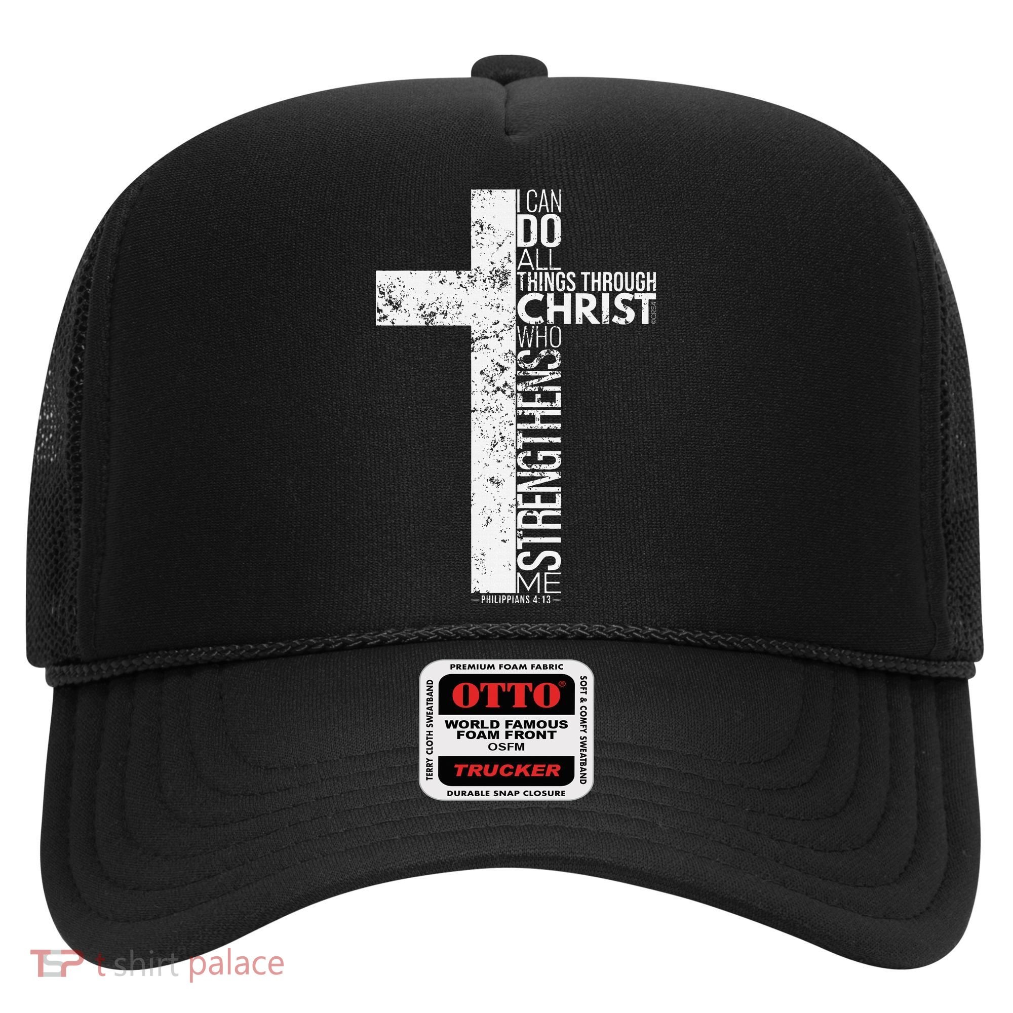 Cross With Philippians 413 Christian Hat