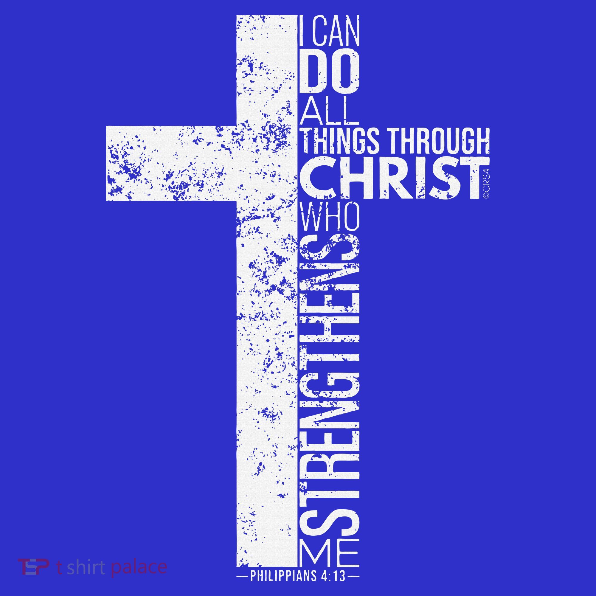 Cross With Philippians 413 Christian Coaster