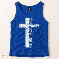 Cross With Philippians 413 Christian Tank Top thumb 2