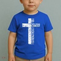 Cross With Philippians 413 Christian Toddler T-Shirt thumb 2