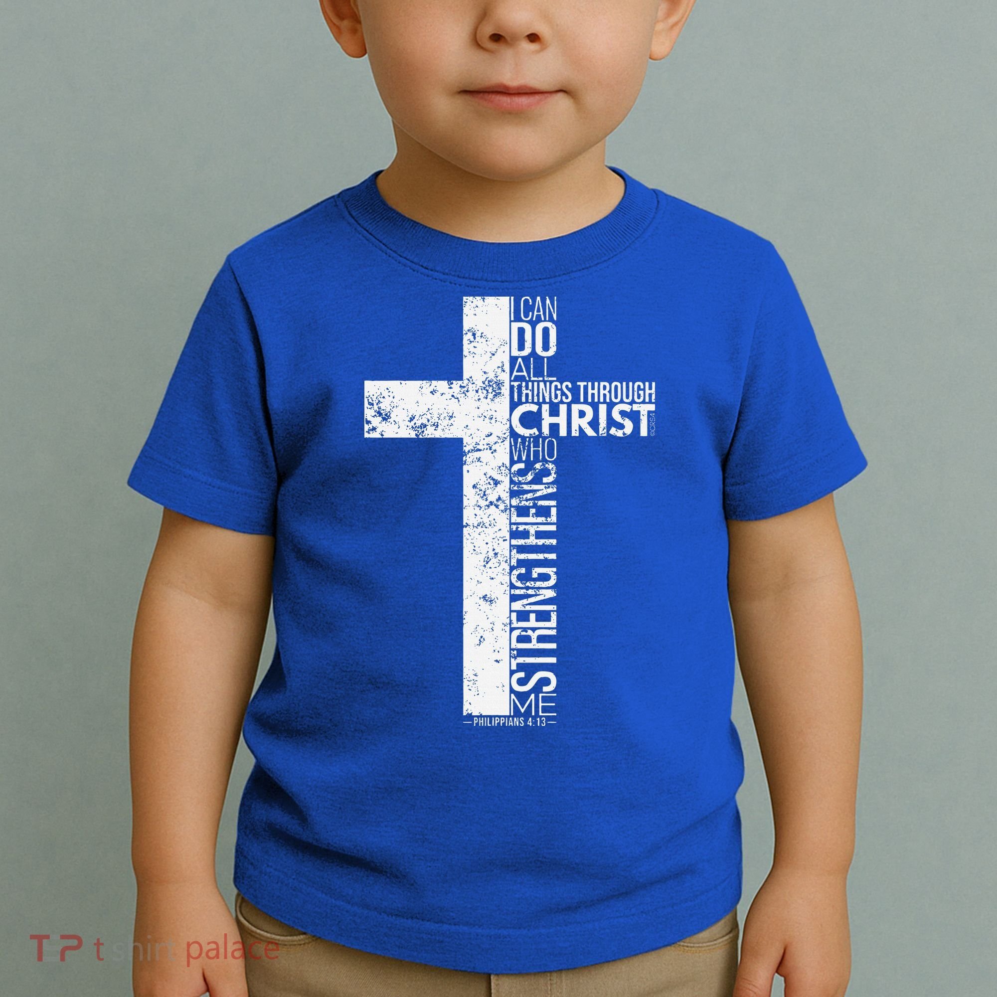 Cross With Philippians 413 Christian Toddler T-Shirt