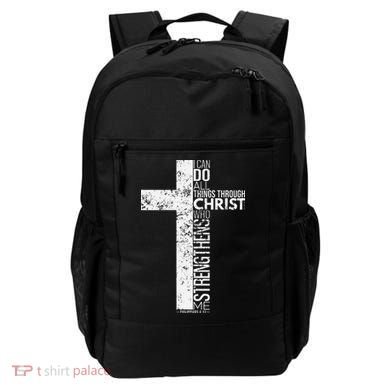 Cross With Philippians 413 Christian Backpack
