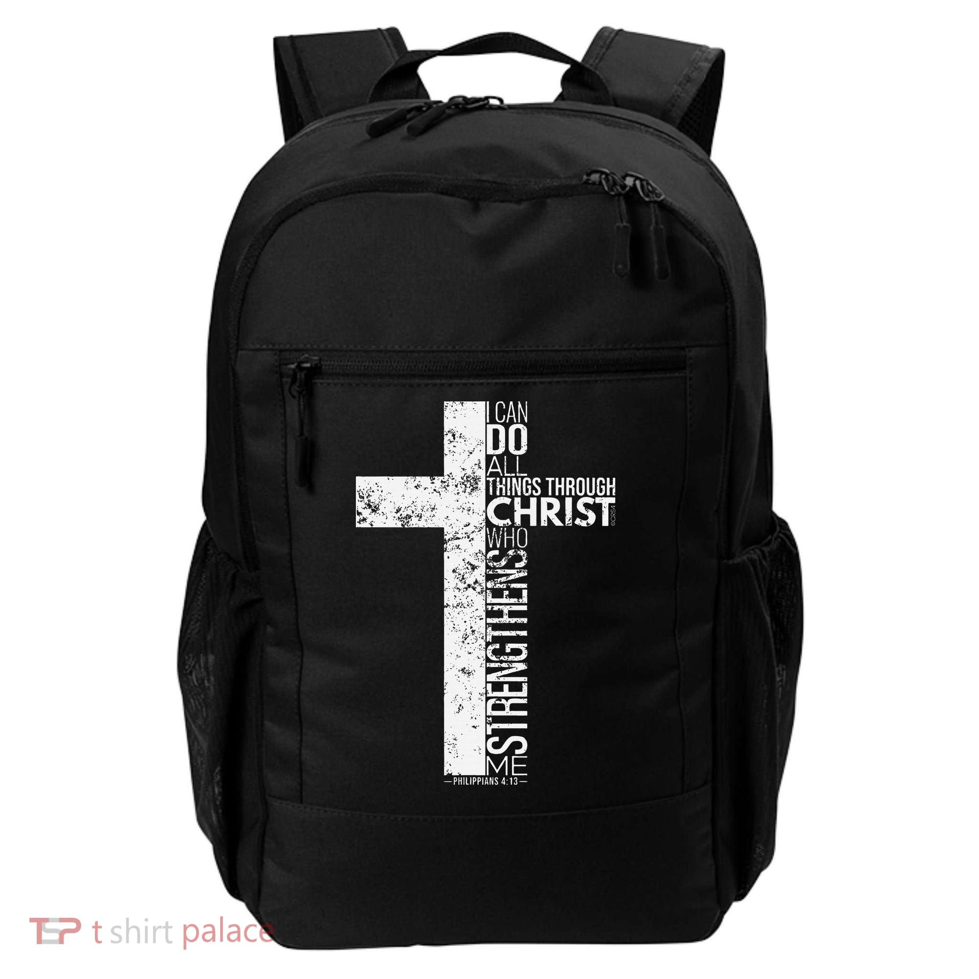 Cross With Philippians 413 Christian Backpack