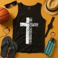 Cross With Philippians 413 Christian Tank Top thumb 4