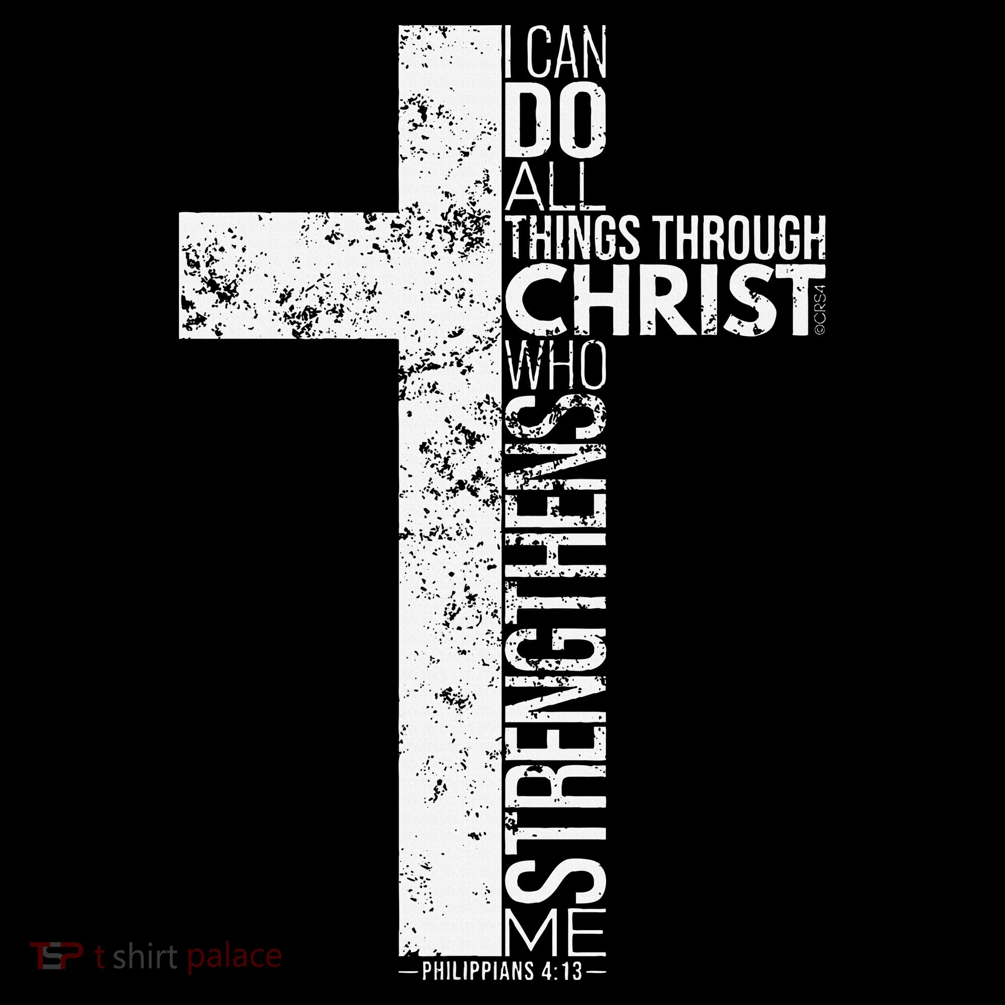 Cross With Philippians 413 Christian Visor