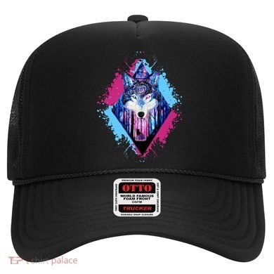Colorful Wolf Painting Wolves Lover Hat