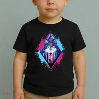 Colorful Wolf Painting Wolves Lover Toddler T-Shirt thumb 2