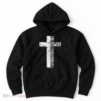 Cross With Philippians 413 Christian Hoodie thumb 0