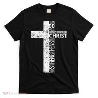 Cross With Philippians 413 Christian T-Shirt thumb 0