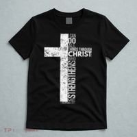 Cross With Philippians 413 Christian T-Shirt thumb 5