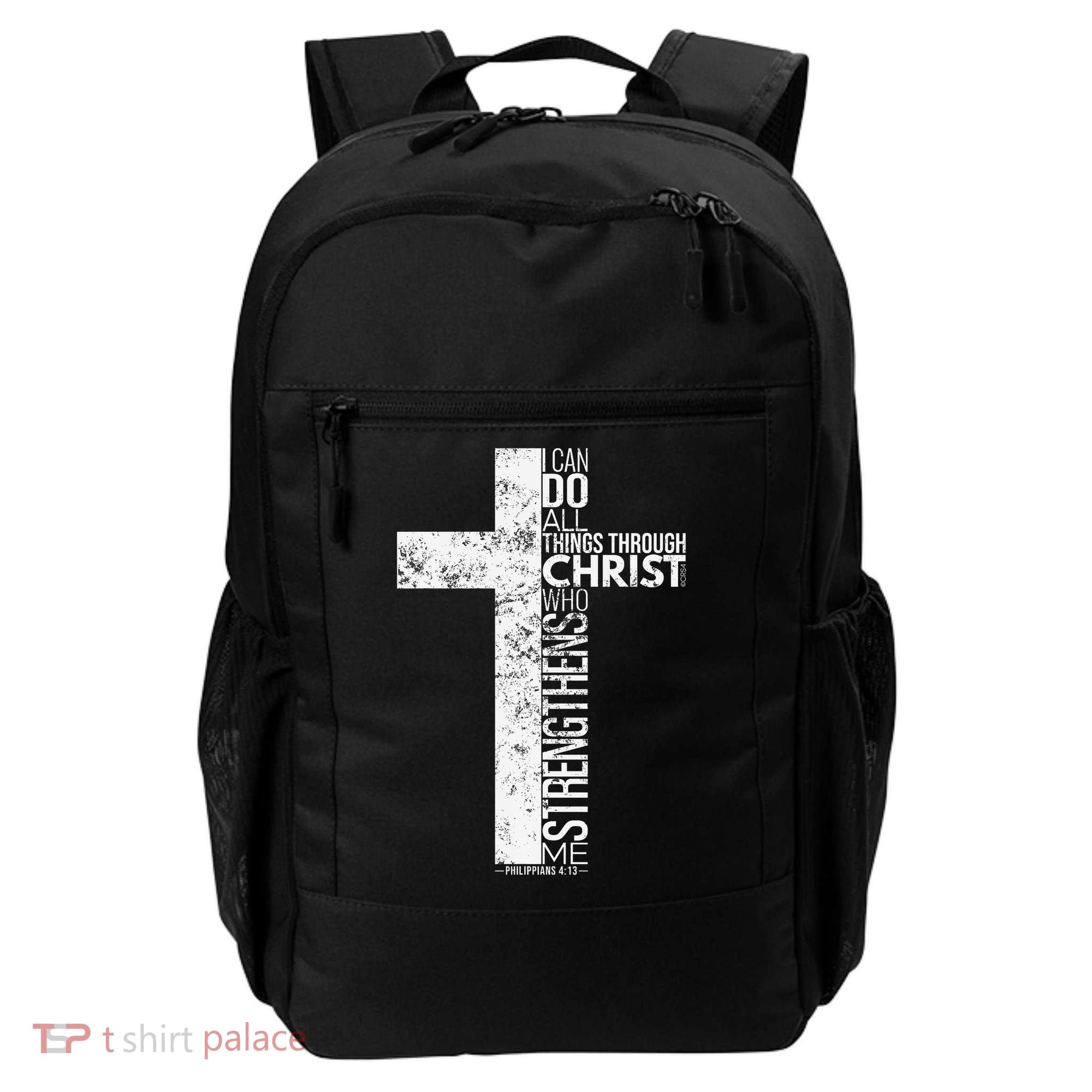 Cross With Philippians 413 Christian Backpack