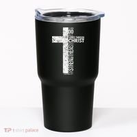 Cross With Philippians 413 Christian Tumbler thumb 0
