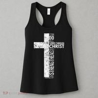 Cross With Philippians 413 Christian Women's Tank Top thumb 3