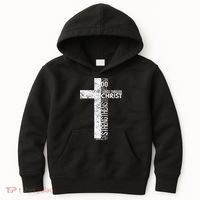 Cross With Philippians 413 Christian Kids Hoodie thumb 0