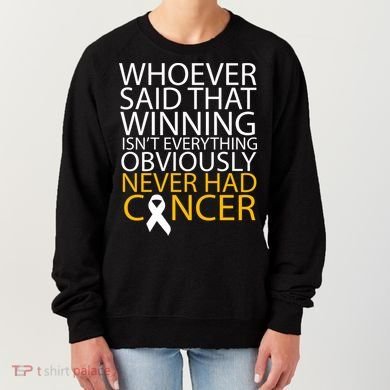 Cancer Winner Quote Women's Sweatshirt