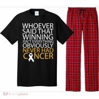 Cancer Winner Quote Pajama Set thumb 0