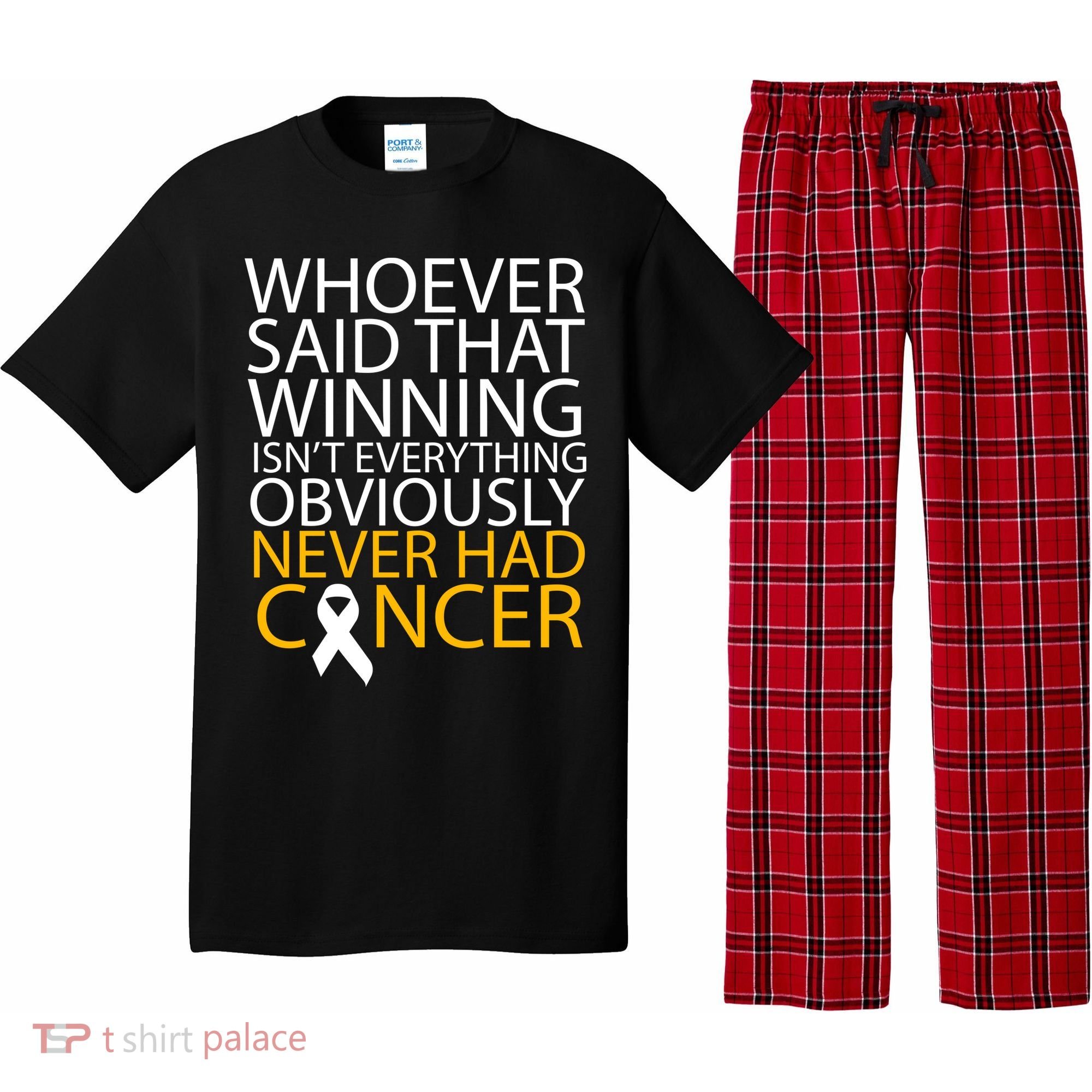 Cancer Winner Quote Pajama Set