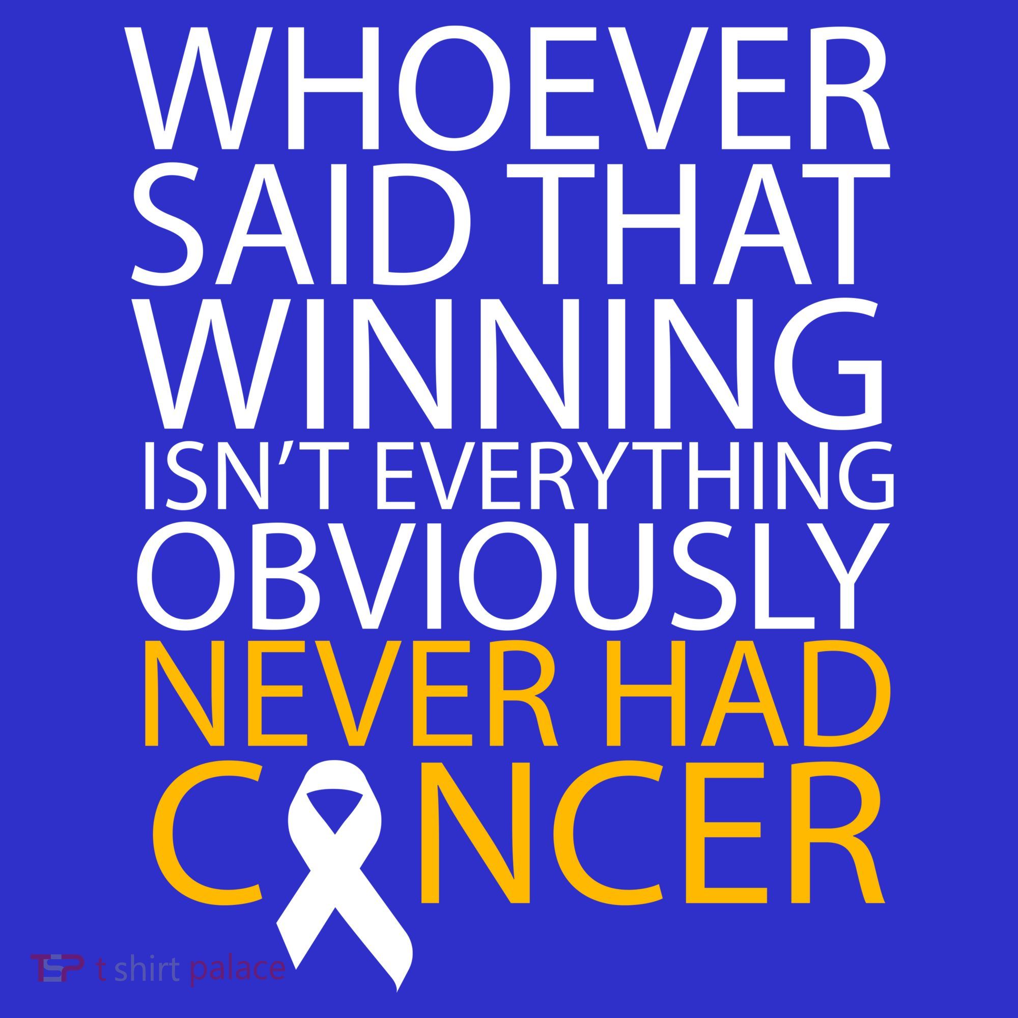 Cancer Winner Quote Long Sleeve Shirt