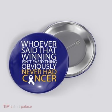 Cancer Winner Quote Button