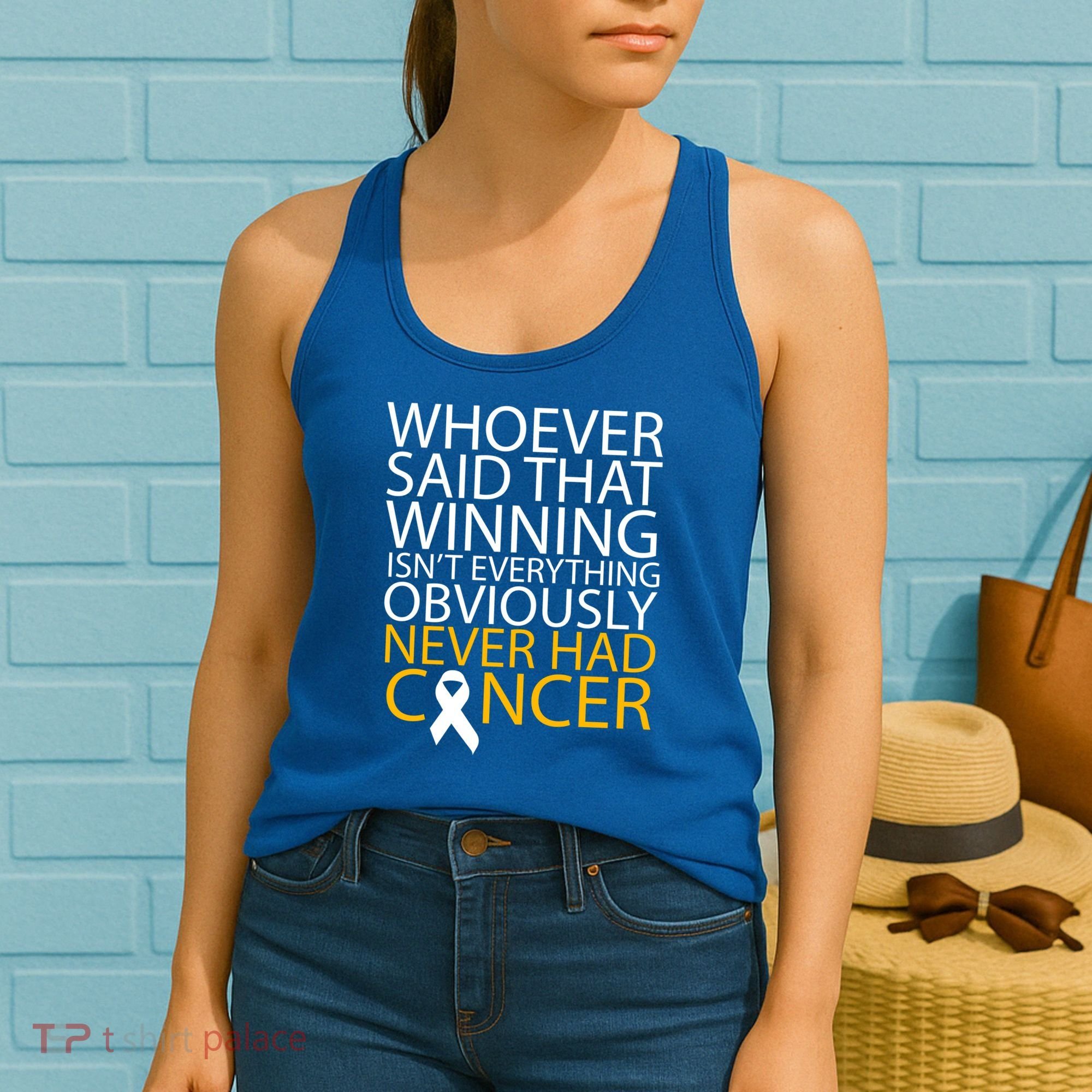 Cancer Winner Quote Women's Tank Top