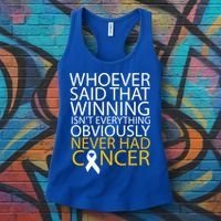 Cancer Winner Quote Women's Tank Top thumb 3