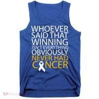 Cancer Winner Quote Tank Top thumb 0