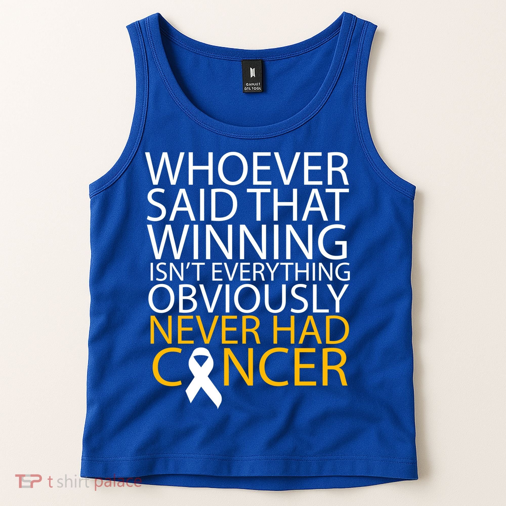 Cancer Winner Quote Tank Top