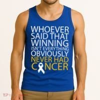 Cancer Winner Quote Tank Top thumb 3