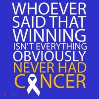 Cancer Winner Quote Visor thumb 3