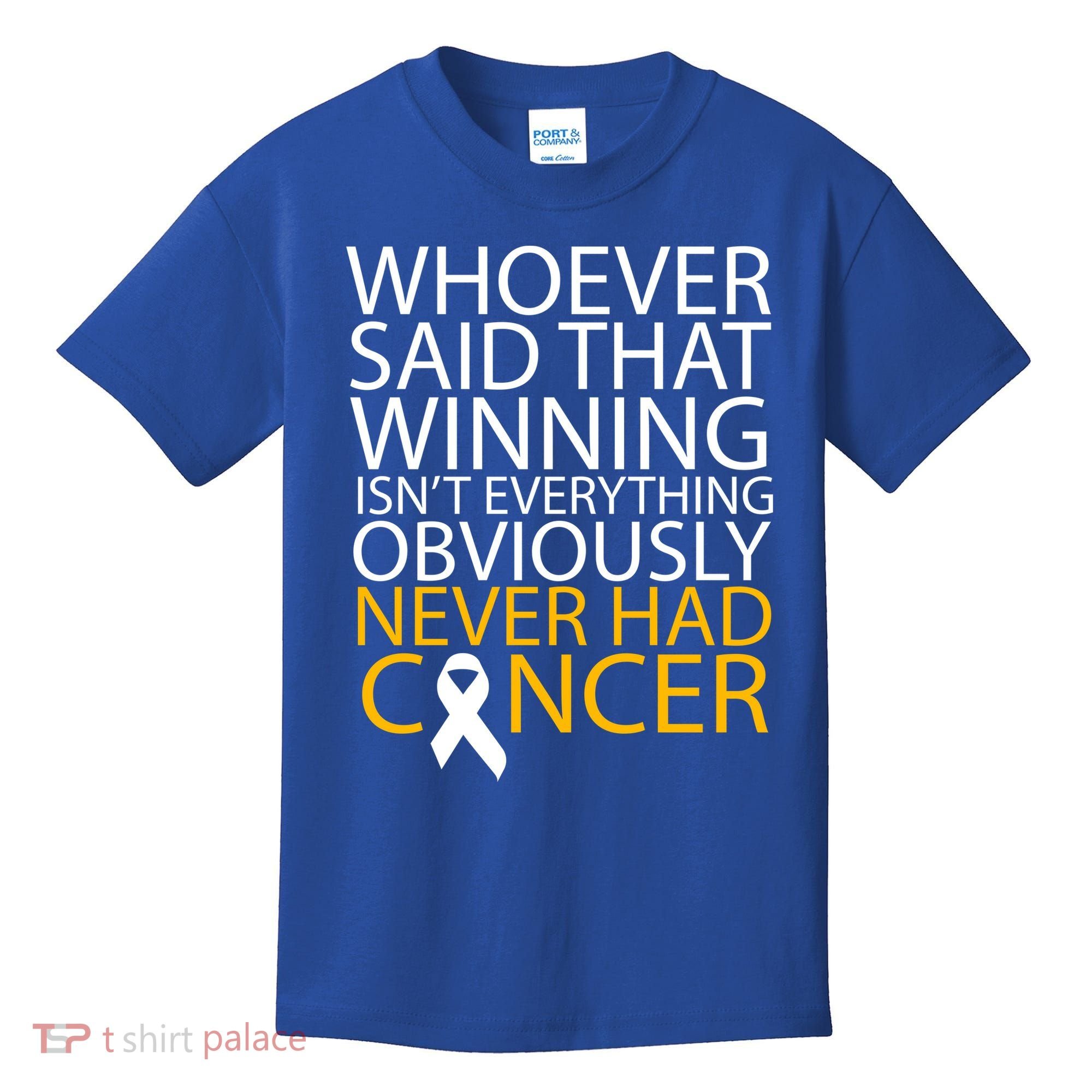 Cancer Winner Quote Kids T-Shirt