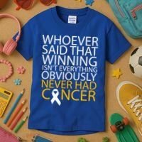 Cancer Winner Quote Kids T-Shirt thumb 3