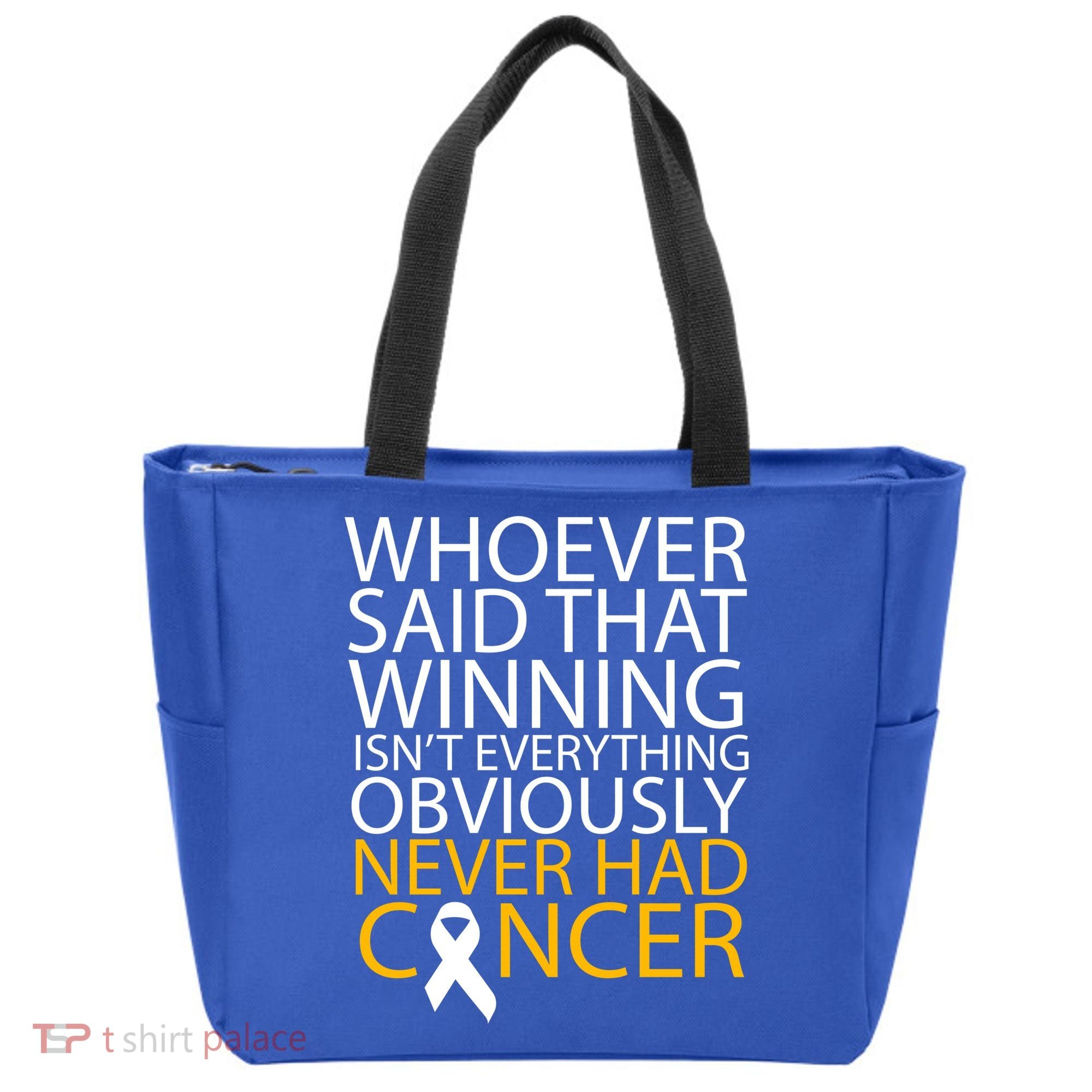 Cancer Winner Quote Tote Bag