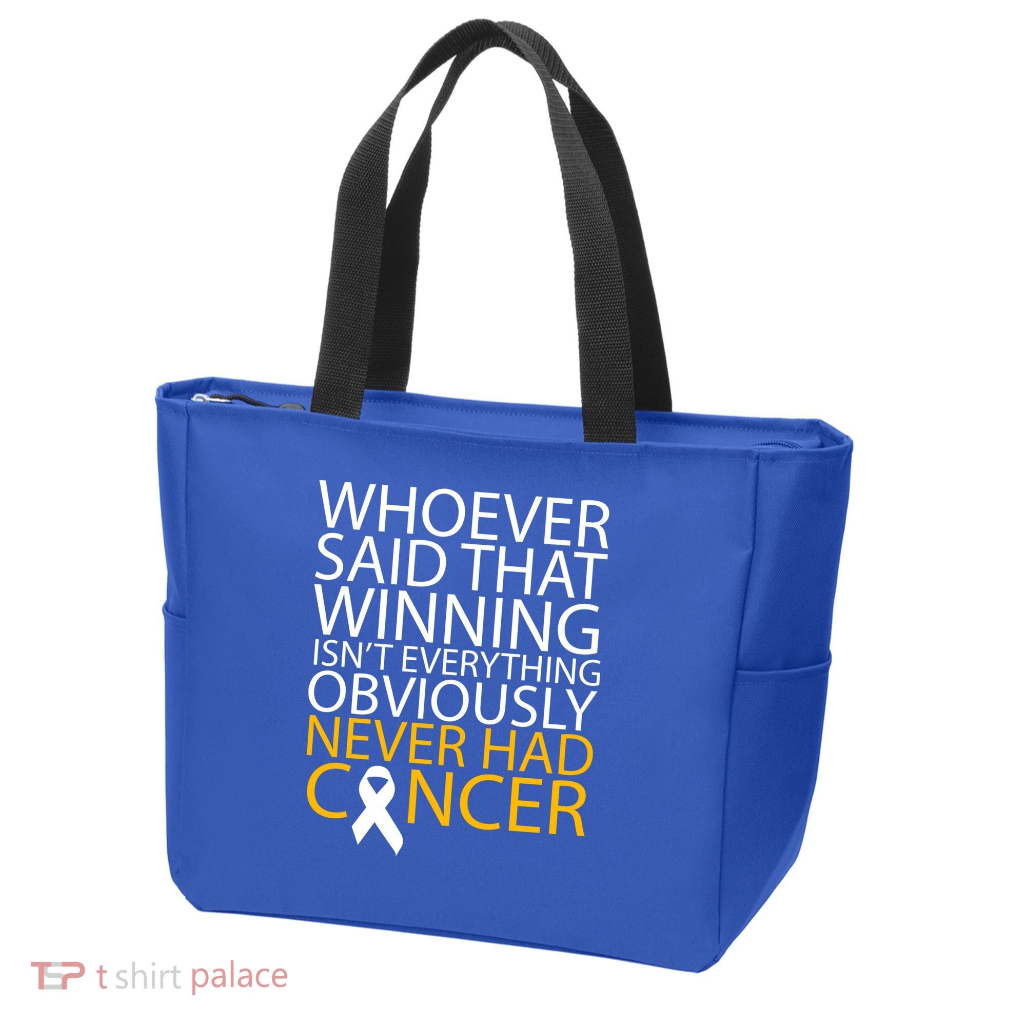 Cancer Winner Quote Tote Bag