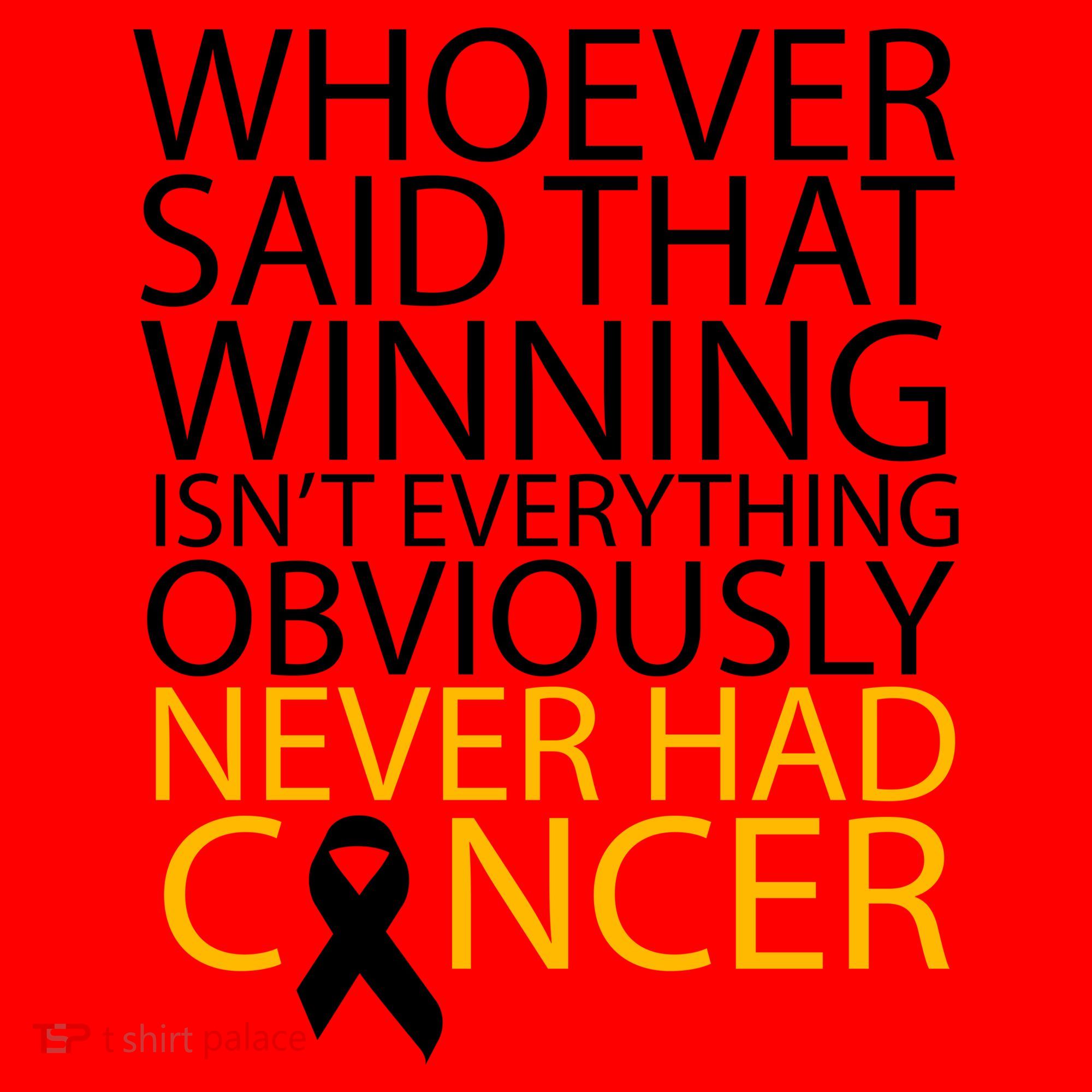 Cancer Winner Quote Santa Hat