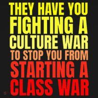 Class War Quote Anti Culture War Propaganda Radical Leftist Toddler T-Shirt thumb 4