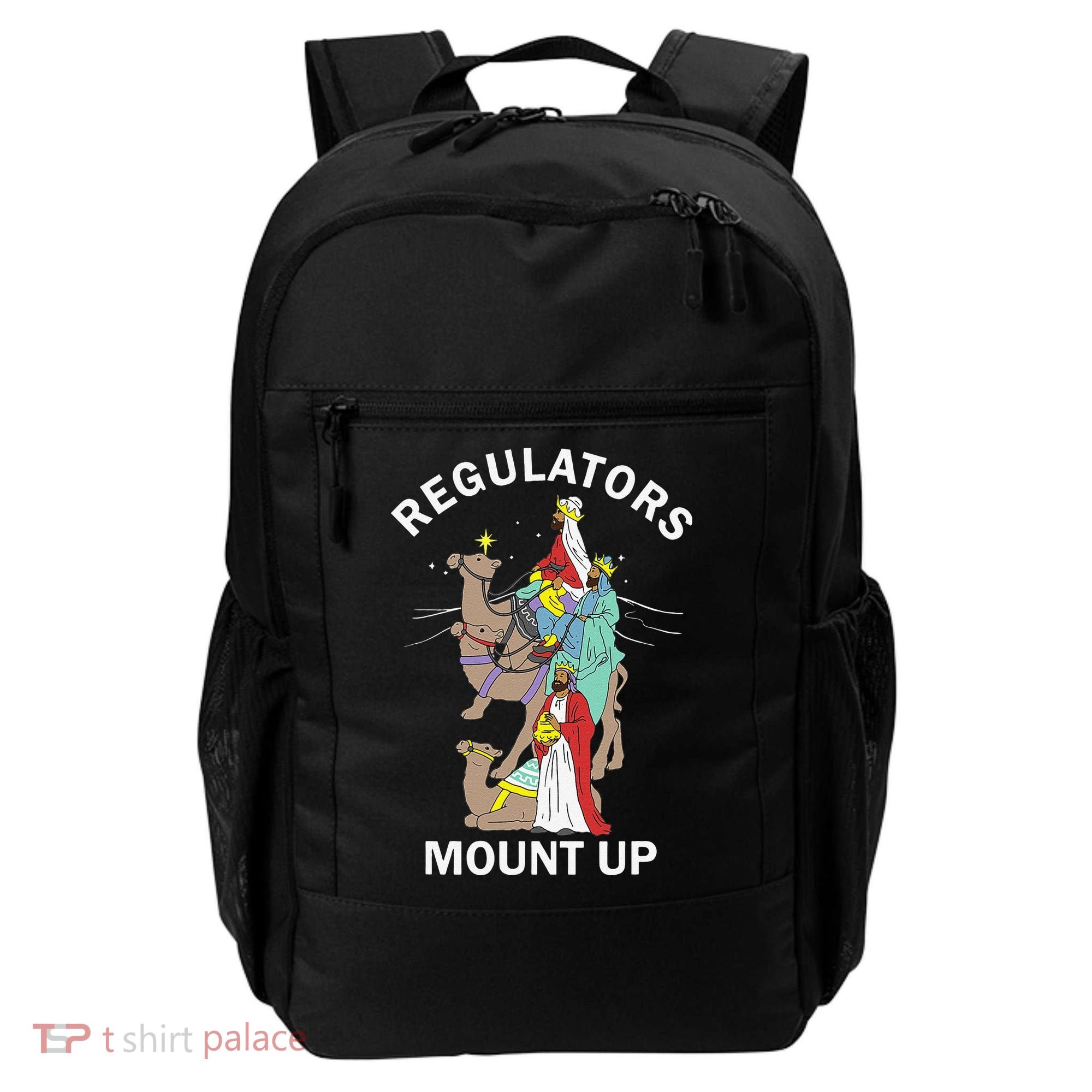 Christian Wise Regulators Mount Up Christmas Backpack