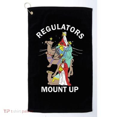 Christian Wise Regulators Mount Up Christmas Golf Towel