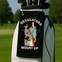 Christian Wise Regulators Mount Up Christmas Golf Towel thumb 2