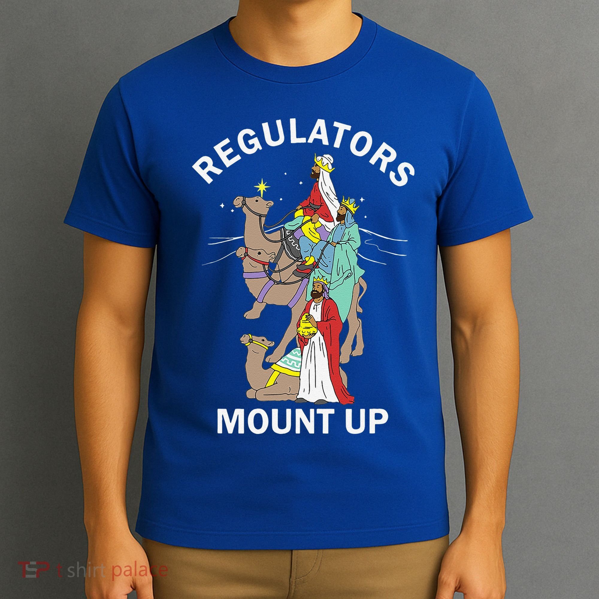 Christian Wise Regulators Mount Up Christmas T-Shirt