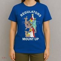 Christian Wise Regulators Mount Up Christmas T-Shirt thumb 4