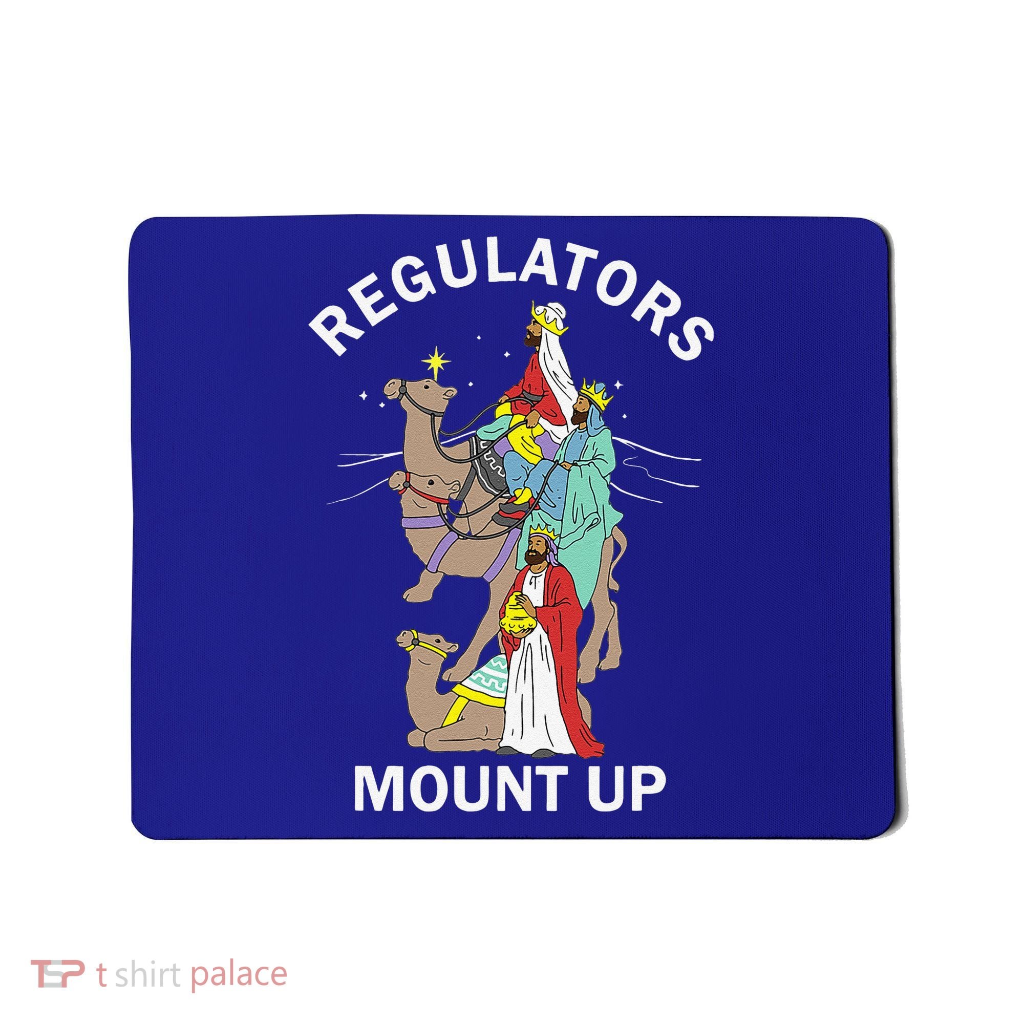 Christian Wise Regulators Mount Up Christmas Mousepad