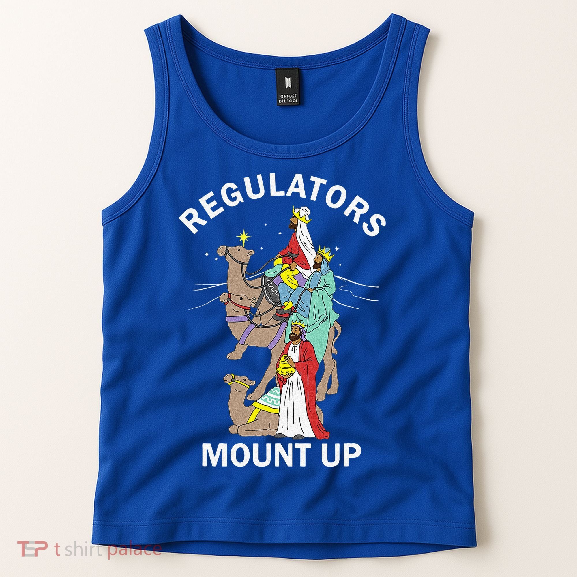 Christian Wise Regulators Mount Up Christmas Tank Top