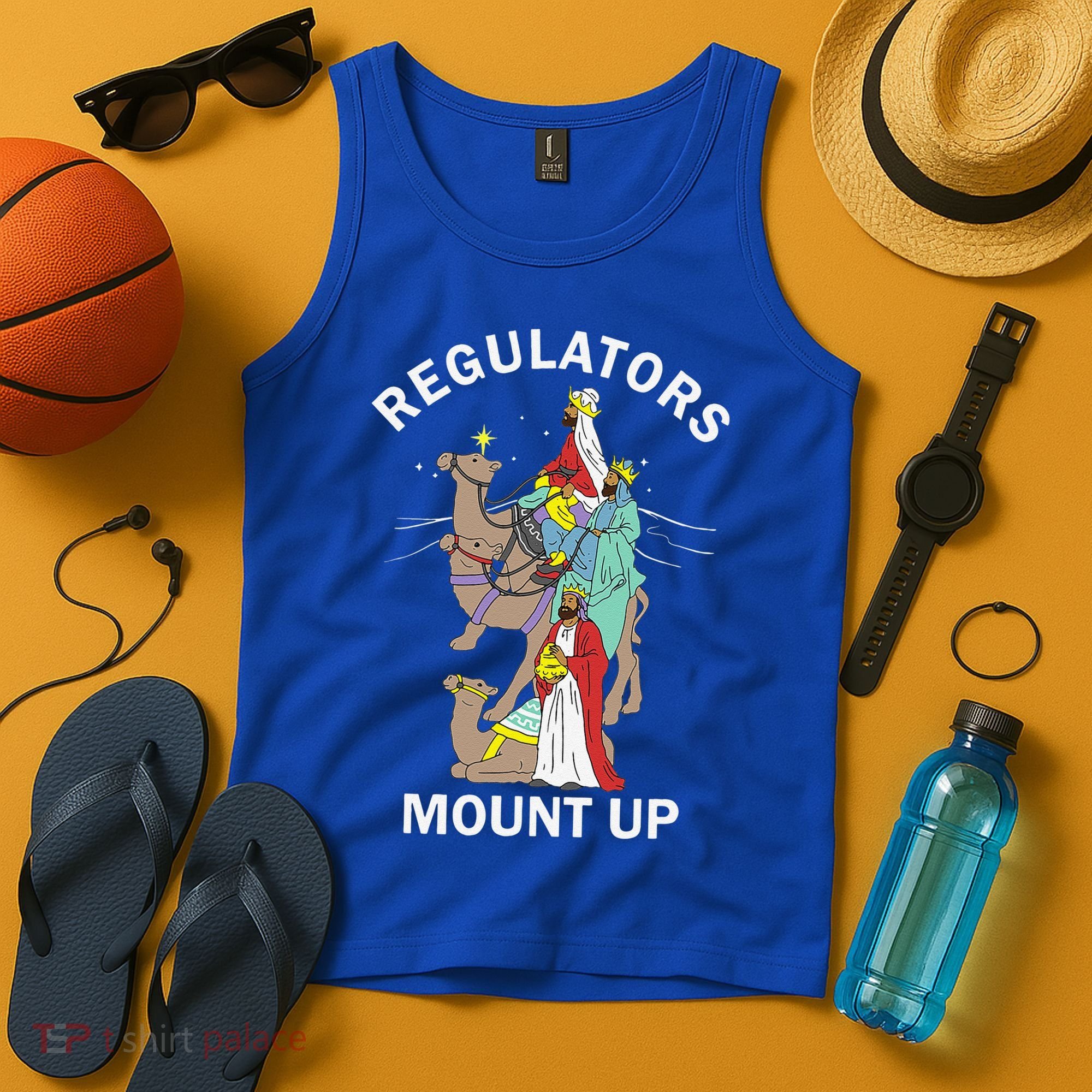 Christian Wise Regulators Mount Up Christmas Tank Top