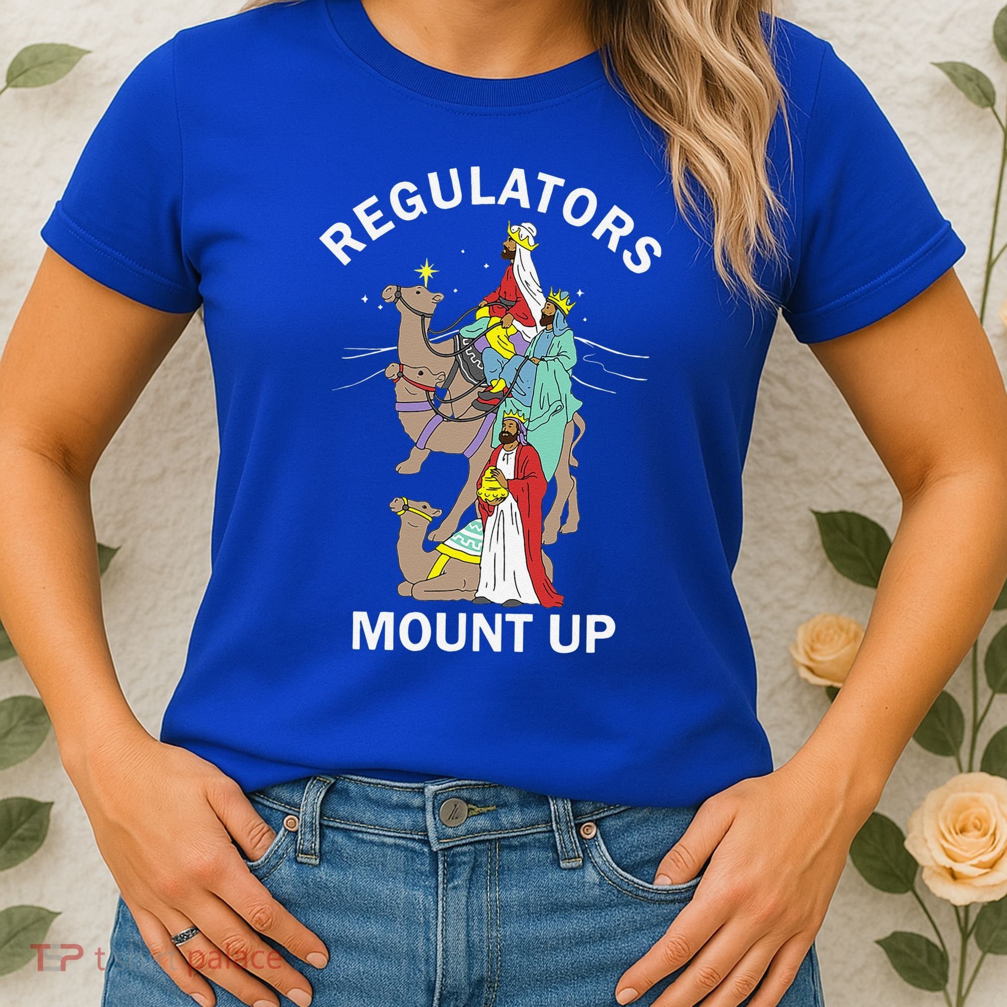 Christian Wise Regulators Mount Up Christmas Women's T-Shirt