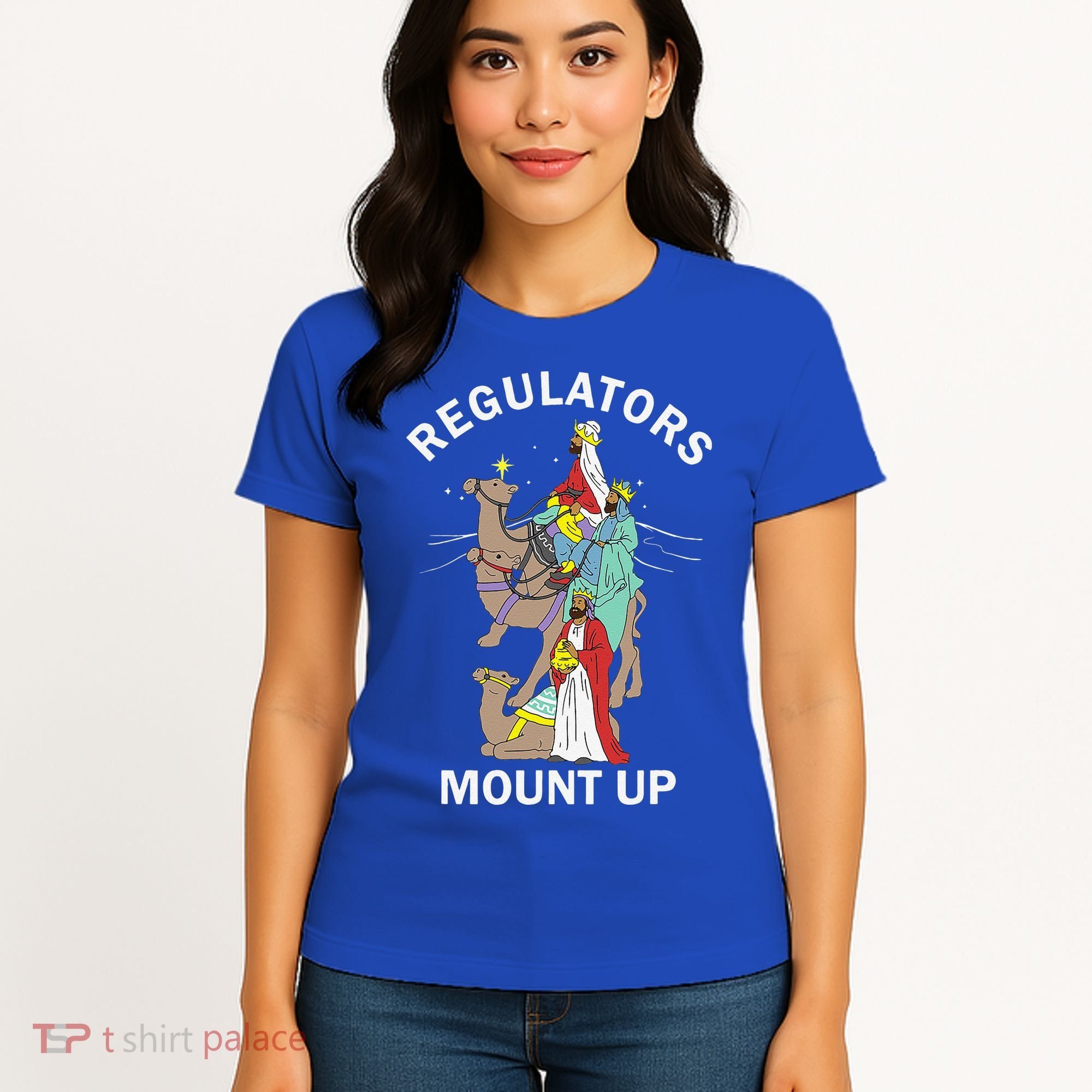 Christian Wise Regulators Mount Up Christmas Women's T-Shirt